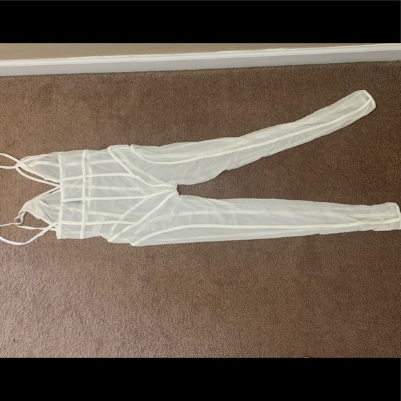 See through mesh jumpsuit - Picture 1 of 3